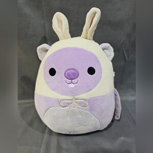 Squishmallows 2024 Easter Squad 8" Javari the Groundhog Plush Doll